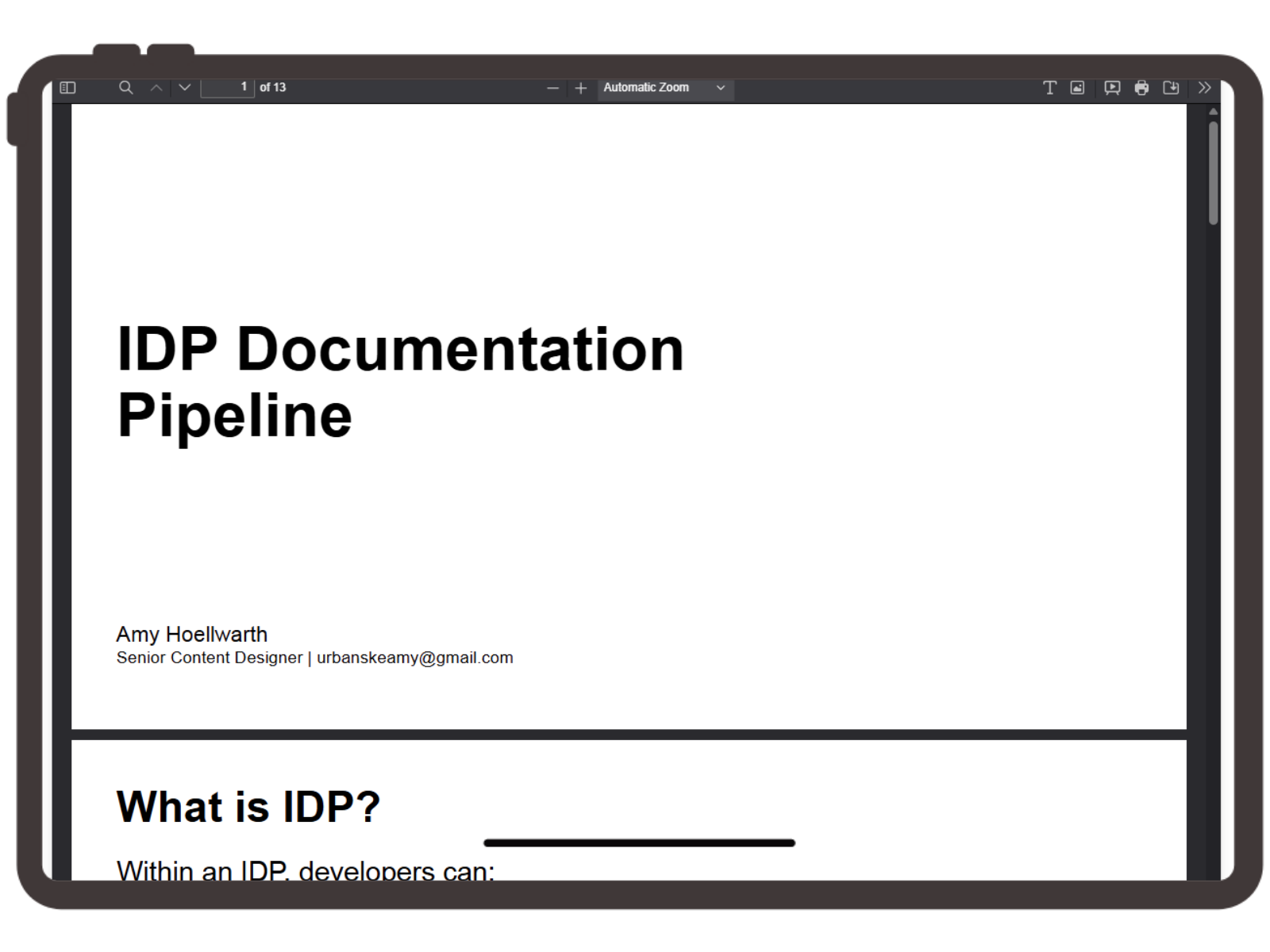 IDP Doc Pipeline Screenshot
