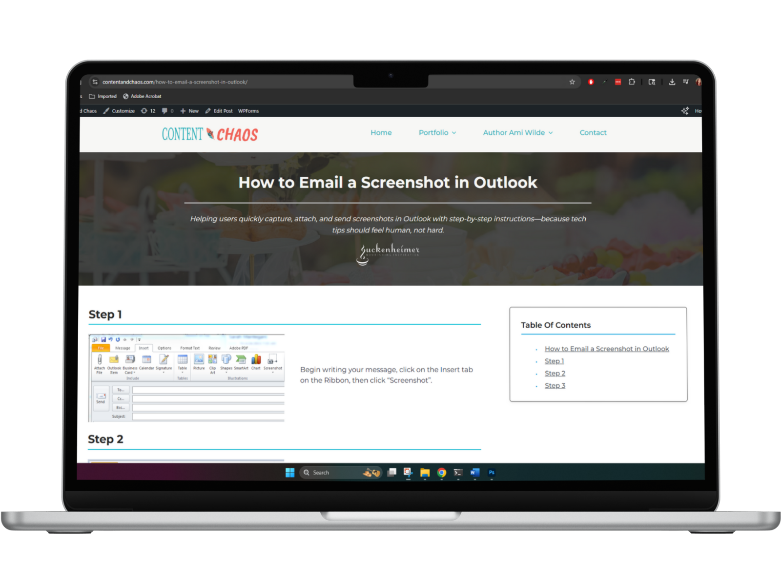 Screenshot Email Screenshot
